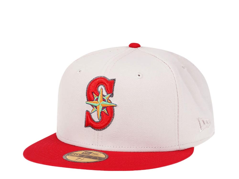 New Era Seattle Mariners Stone Two Tone Edition 59Fifty Fitted Hat