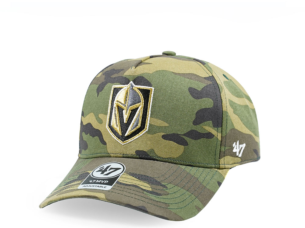 47Brand Vegas Golden Knights Camo Grove Classic DT Snapback Hat
