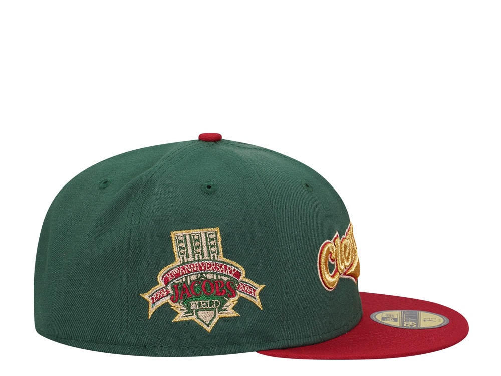New Era Cleveland Indians 10th Anniversary Gold Prime Two Tone Edition 59Fifty Fitted Hat