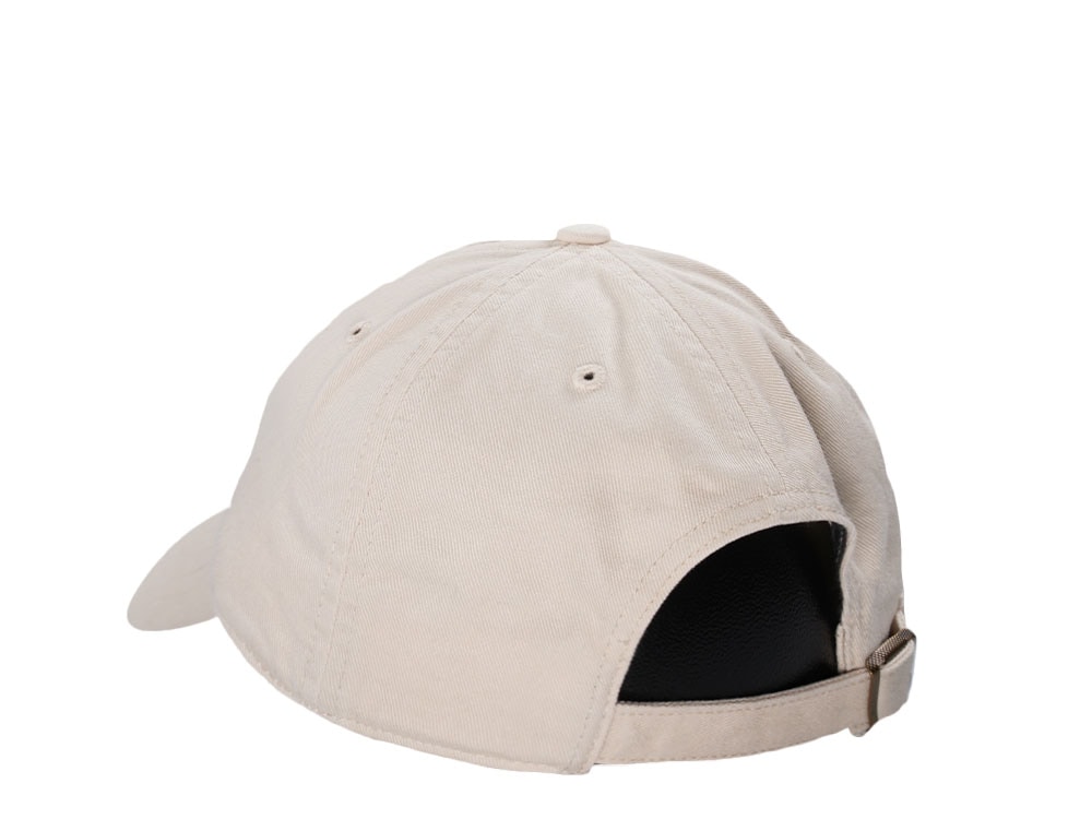 47Brand New York Yankees Natural Apricot Logo Clean up Strapback Hat