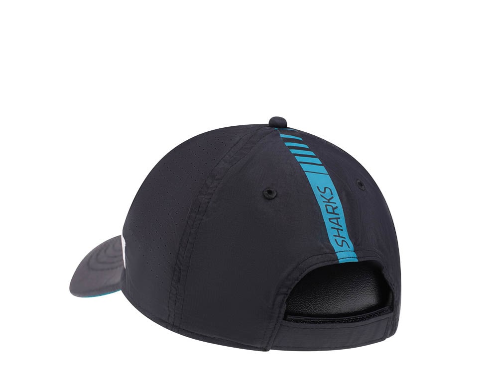 47Brand San Jose Sharks Black Back Line Nylon Strapback Hat