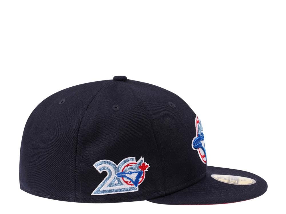 New Era Toronto Blue Jays 20th Anniversary Navy Glacier Blue Edition 59Fifty Fitted Hat