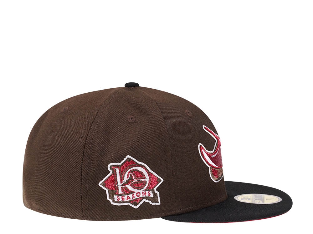 New Era Tampa Bay Rays 10 Seasons Metallic Suede Elite Edition 59Fifty Fitted Hat