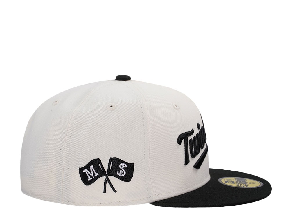New Era Minnesota Twins Twin City Chrome Two Tone Edition 59Fifty Fitted Hat