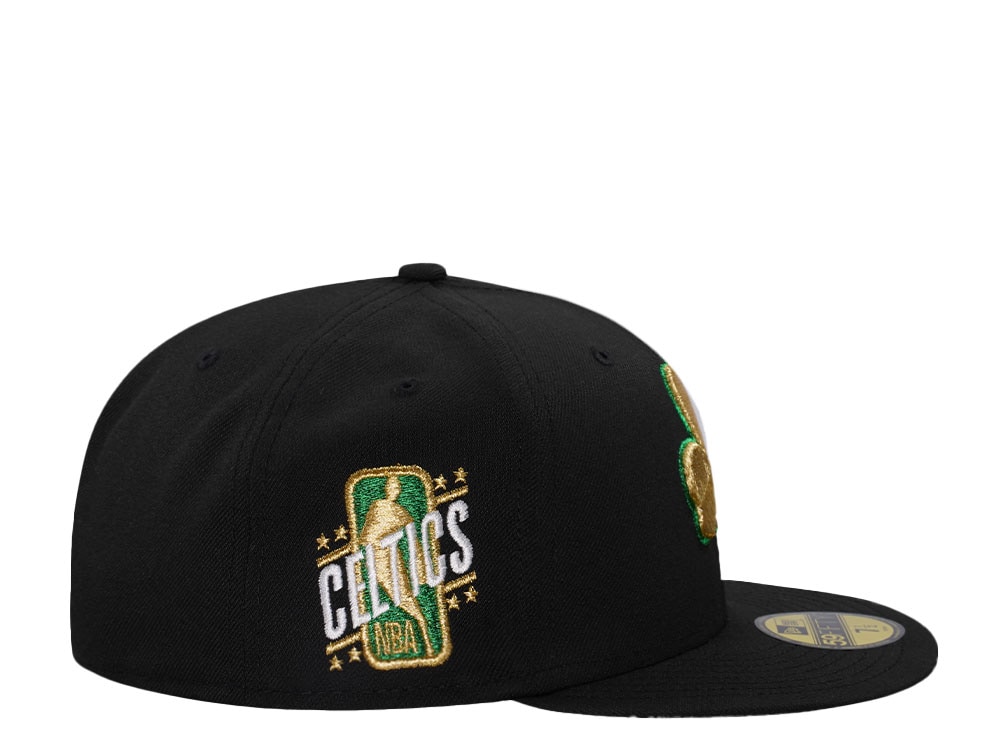New Era Boston Celtics Golden Shamrock Prime Edition 59Fifty Fitted Hat