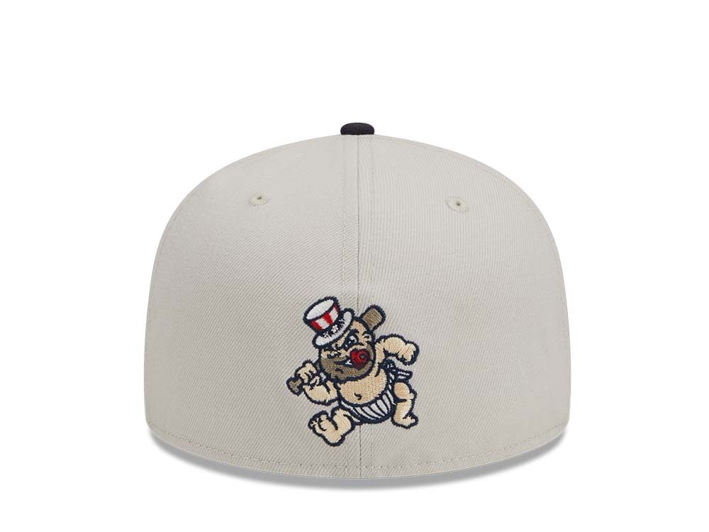 New Era New York Yankees Farm Team Stone Throwback Two Tone Edition 59Fifty Fitted Hat