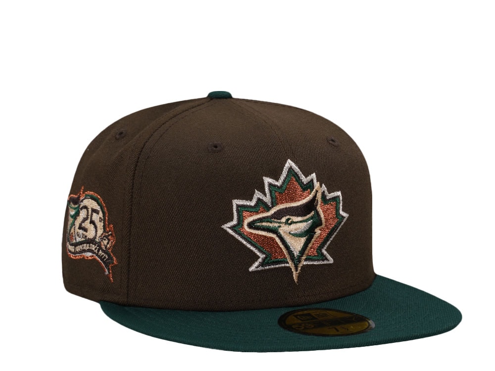 New Era Toronto Blue Jays 25th Anniversary Forest Two Tone Edition 59Fifty Fitted Hat