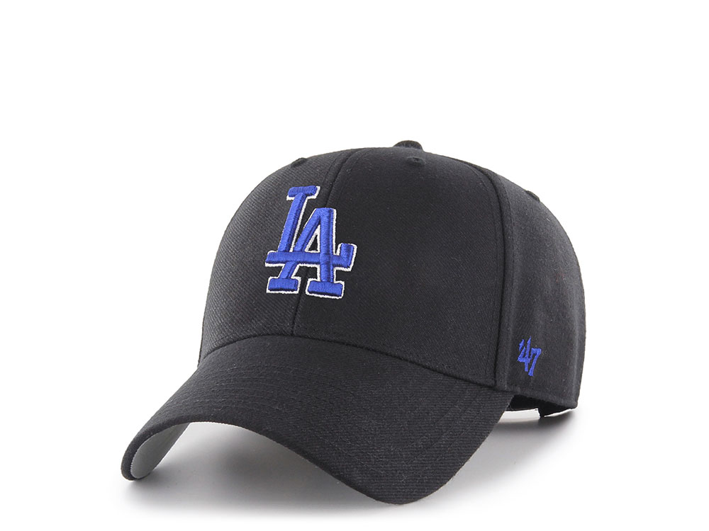 47Brand Los Angeles Dodgers Black Classic Strapback Hat