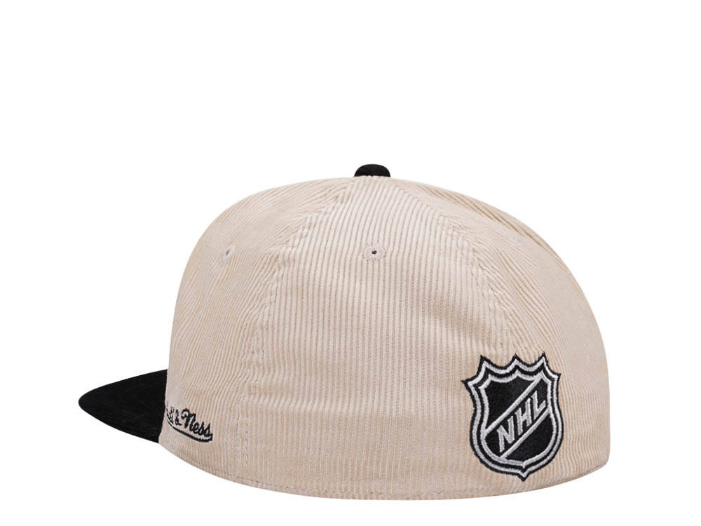 Mitchell & Ness Anaheim Ducks 25th Anniversary Two Tone Cord Edition Dynasty Fitted Hat