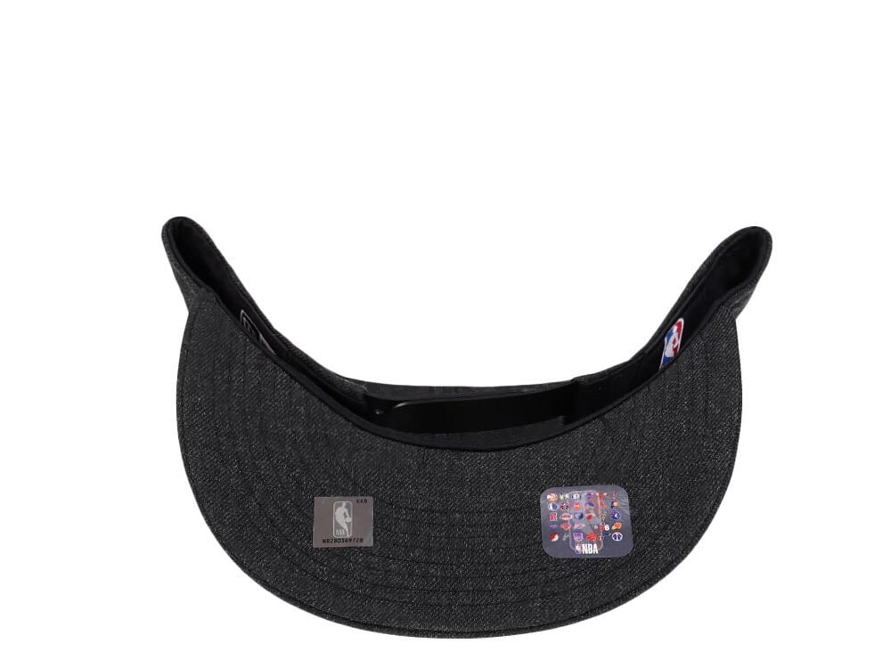 New Era Chicago Bulls Heather Black Edition 9Fifty Snapback Hat