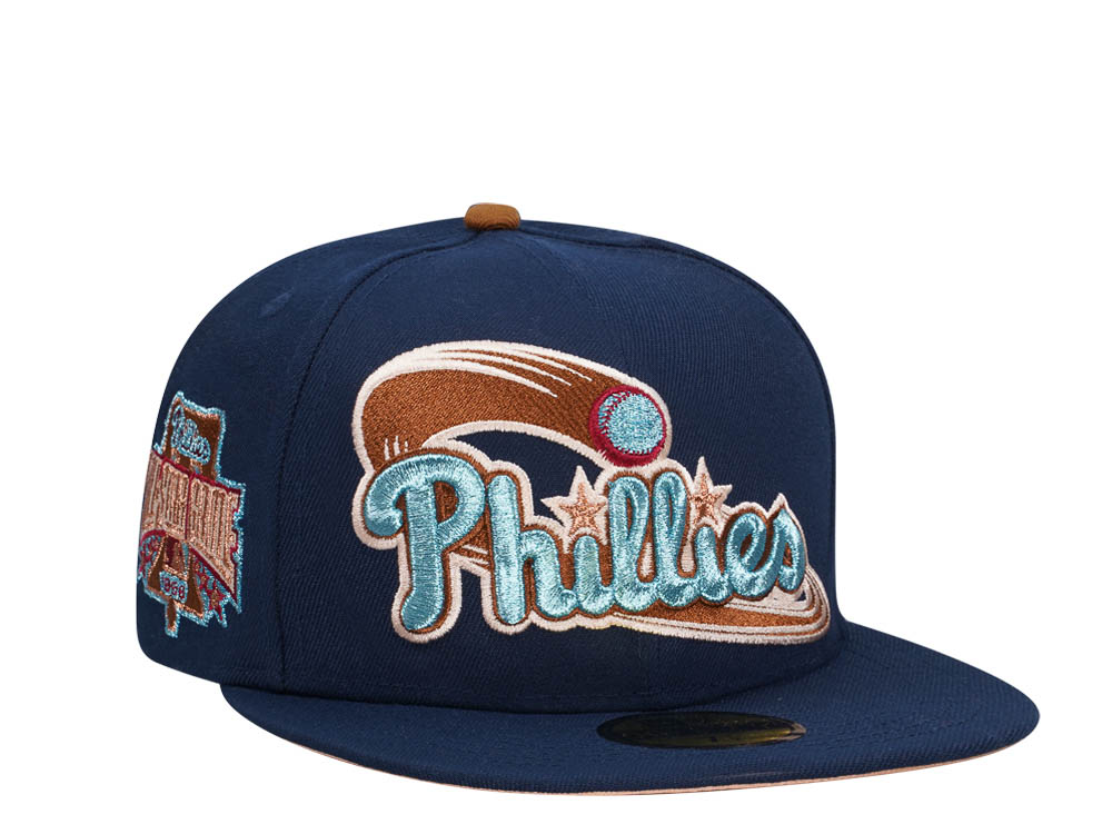 New Era Philadelphia Phillies All Star Game 1998 Ocean Peach Metallic Elite Edition 59Fifty Fitted Hat