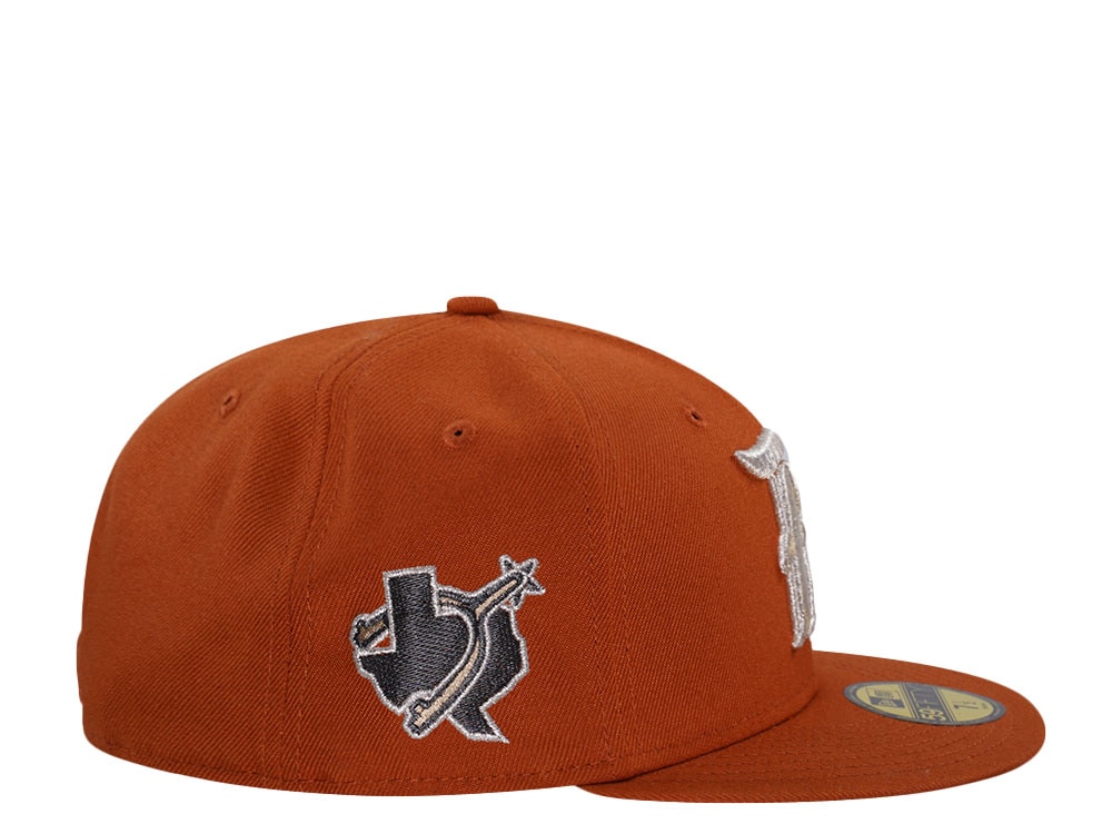 New Era Texas Rangers Rusty Silver City Connect Edition 59Fifty Fitted Hat