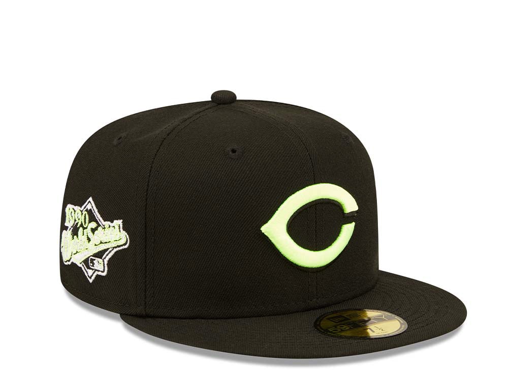 New Era Cincinnati Reds World Series 1990 Black Summerpop Edition 59Fifty Fitted Hat