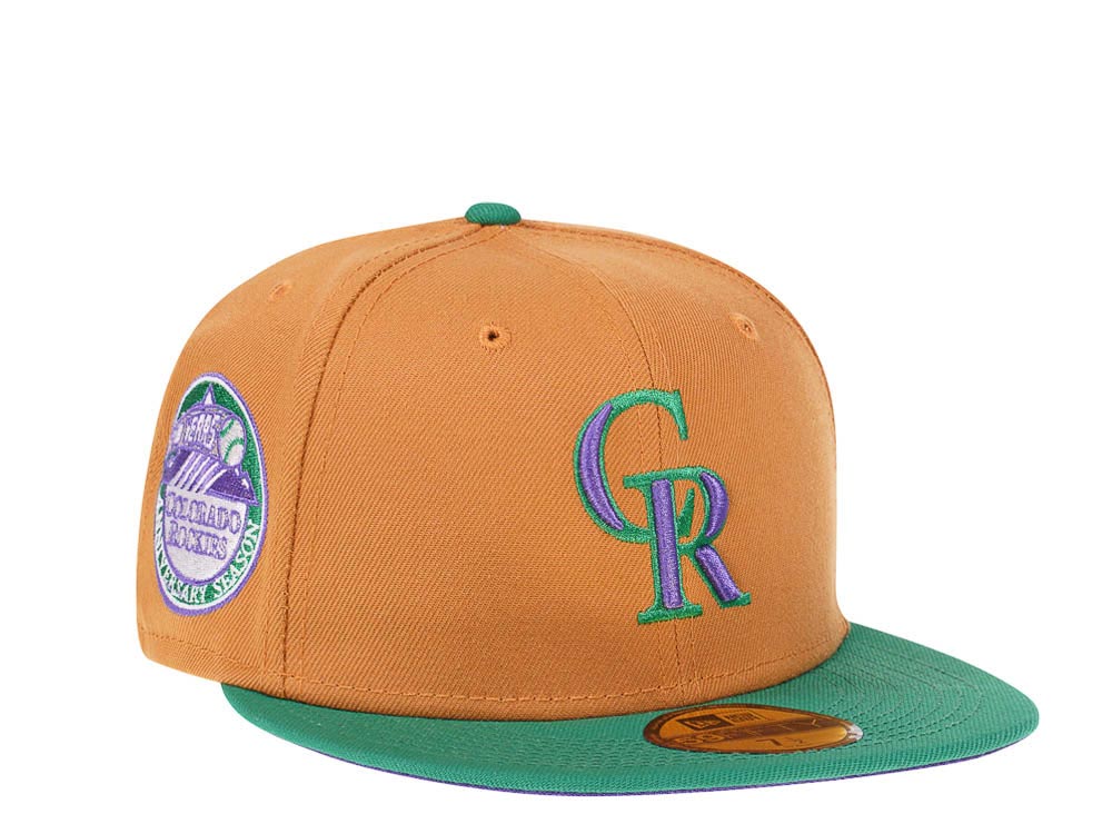 New Era Colorado Rockies 10th Anniversary Two Tone Prime  Edition 59Fifty Fitted Hat