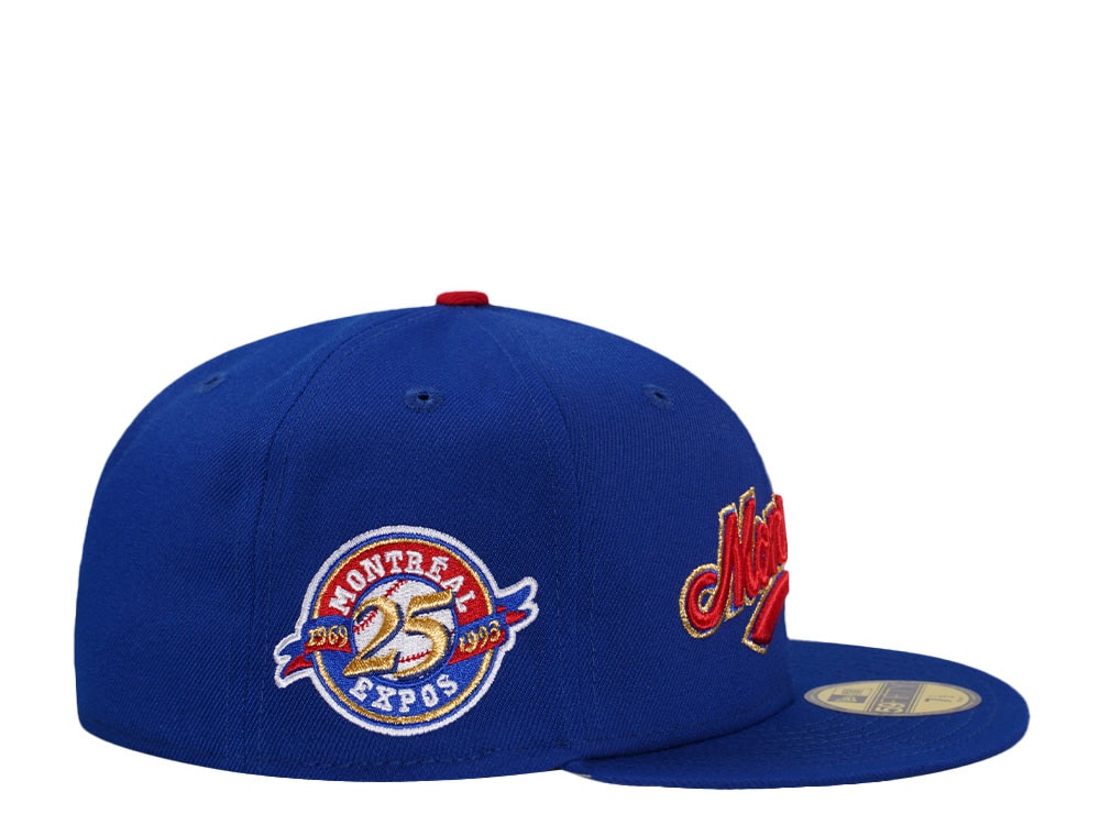 New Era Montreal Expos 25th Anniversary Blue Prime Edition 59Fifty Fitted Hat