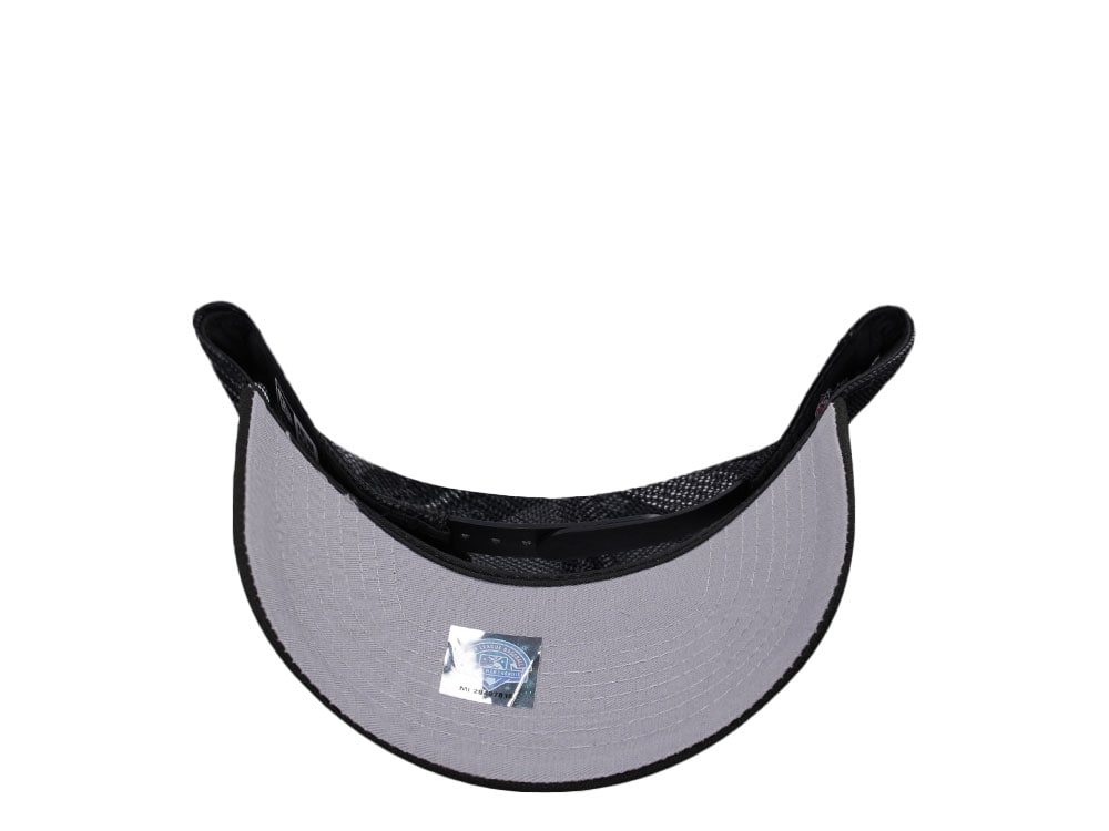 New Era Las Vegas 51s Black Metallic Trucker Edition 9Forty A Frame Snapback Hat