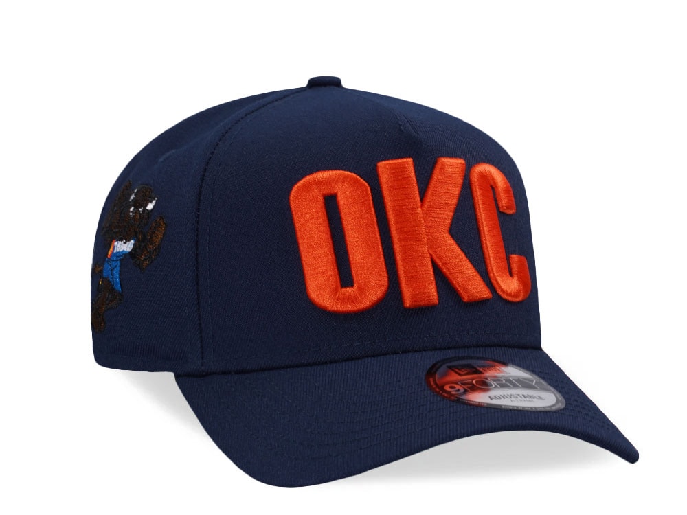 New Era Oklahoma City Thunder Prime Edition 9Forty A Frame Snapback Hat