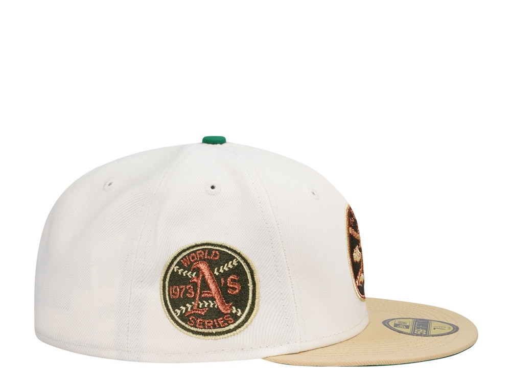 New Era Oakland Athletics World Series 1973 Sneaky Two Tone Throwback Edition 59Fifty Fitted Hat