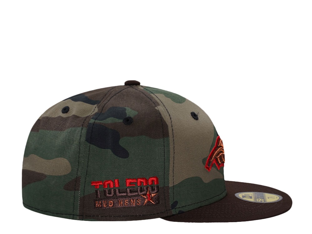 New Era Toledo Mud Hens Camo Copper Two Tone Edition 59Fifty Fitted Hat