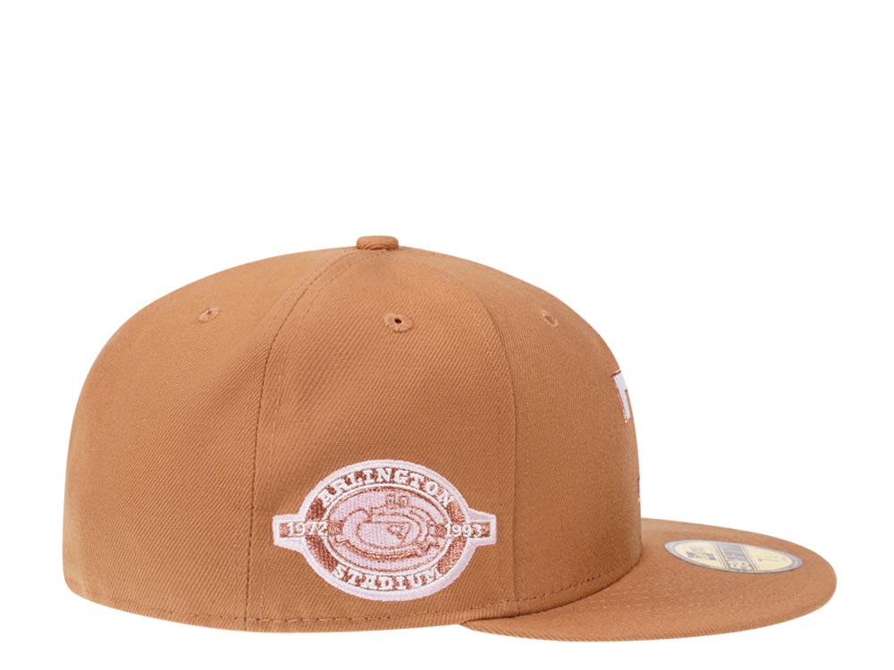New Era Texas Rangers Arlington Stadium Sweet Gingerbread Edition 59Fifty Fitted Hat