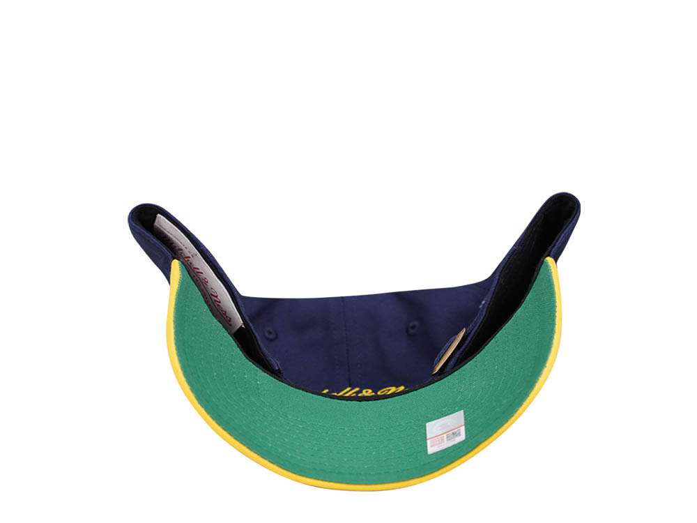 Mitchell & Ness University of Michigan Team Two Tone 2.0 Dad Strapback Hat