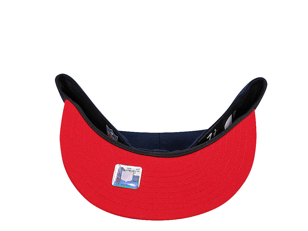 New Era New England Patriots Blue and Red Edition 59Fifty Fitted Hat