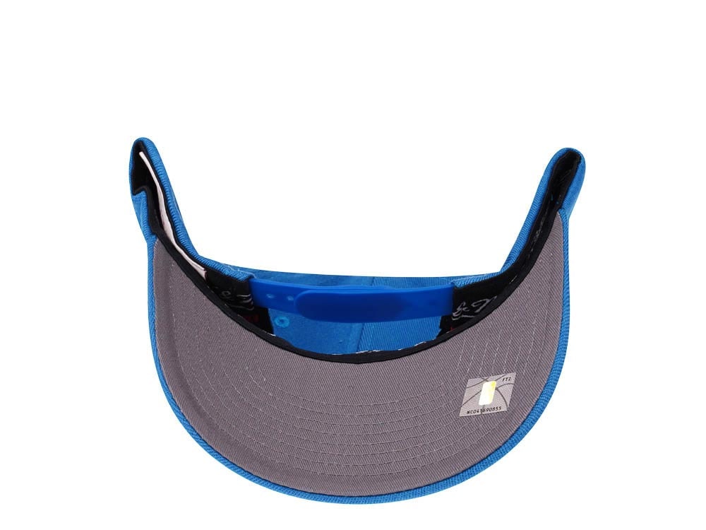 Mitchell & Ness Dallas Mavericks Team Ground Red Line Solid Flex Snapback Hat