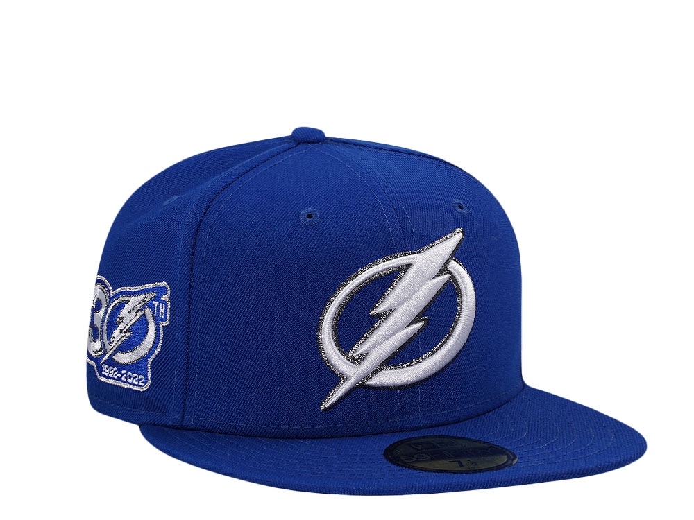 New Era Tampa Bay Lightning 30th Anniversary Royal Prime Edition 59Fifty Fitted Hat