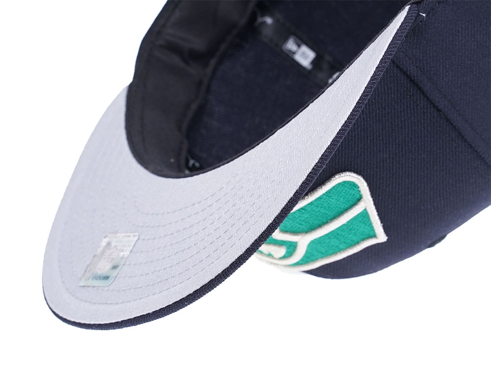 New Era Seattle Seahawks Navy and Green 59Fifty Fitted Hat