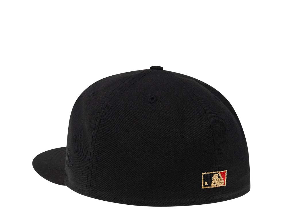 New Era Tampa Bay Rays Inaugural Season 1998 Black Gold Prime Edition 59Fifty Fitted Hat