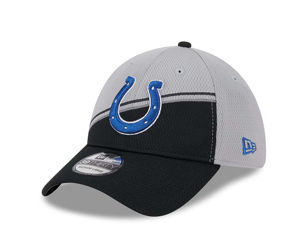 New Era Indianapolis Colts NFL Sideline 2023 39Thirty Stretch Hat