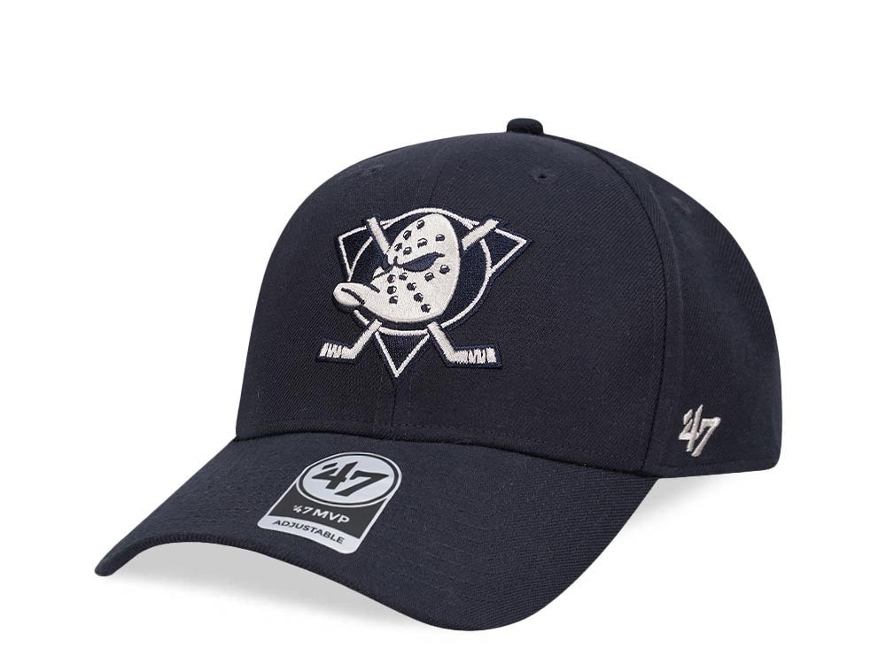 47Brand Anaheim Ducks Navy MVP Snapback Hat