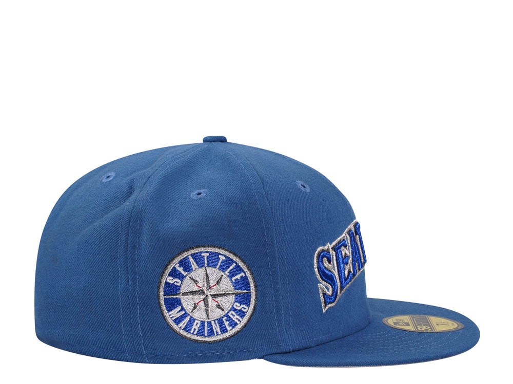 New Era Seattle Mariners Indigo Metallic Edition 59Fifty Fitted Hat