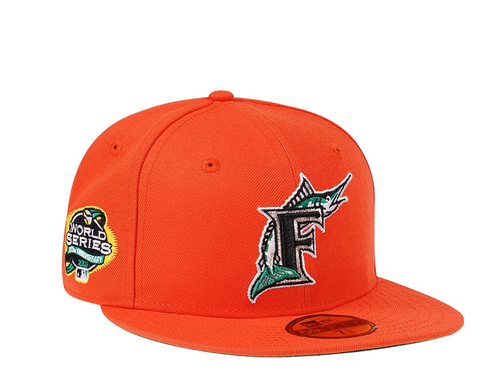 New Era Florida Marlins World Series 2003 Orange Flash Edition 59Fifty Fitted Hat
