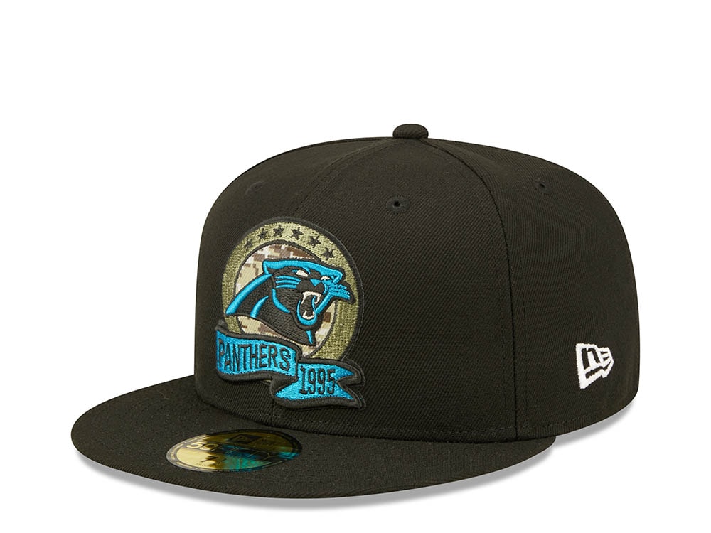 New Era Carolina Panthers Salute to Service 2022 Fitted 59Fifty Hat