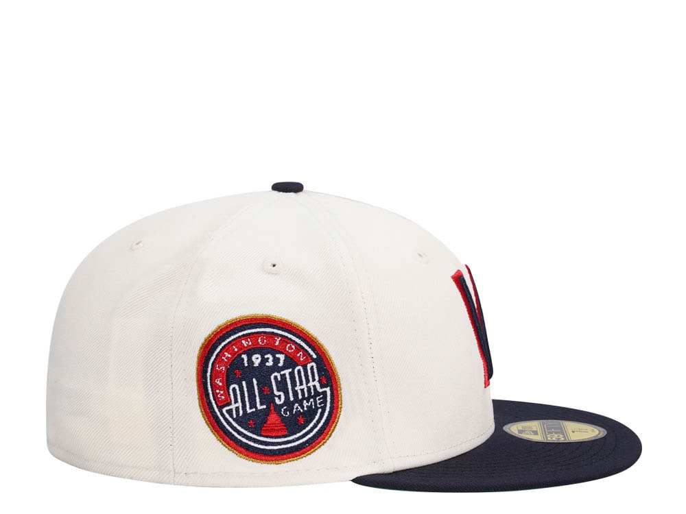 New Era Washington Senators All Star Game 1937 Chrome Two Tone Throwback Edition 59Fifty Fitted Hat