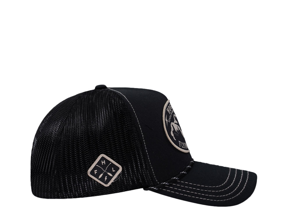 Capslab Harry Potter Hogwarts Flying Lessons Black Trucker Snapback Cap