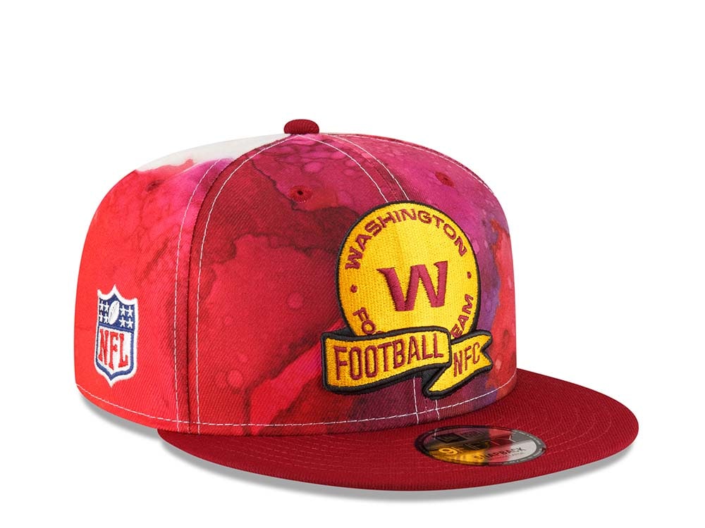 New Era Washington Football Team Ink NFL Sideline 2022 9Fifty Snapback Hat