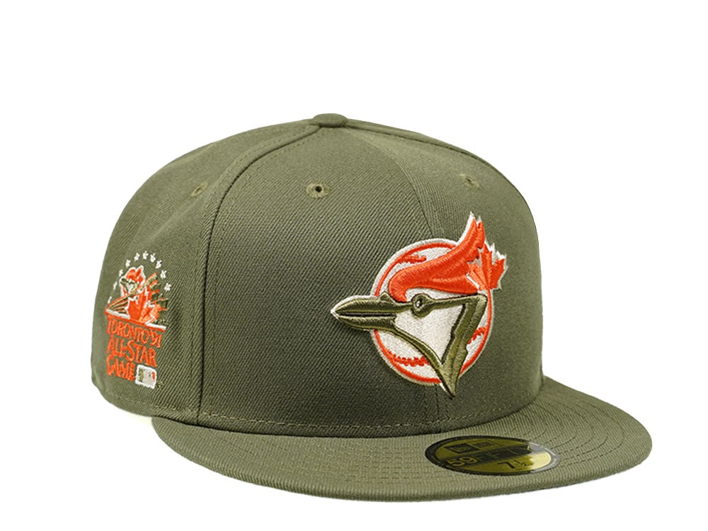New Era Toronto Blue Jays All Star Game 1991 Olive Edition 59Fifty Fitted Hat