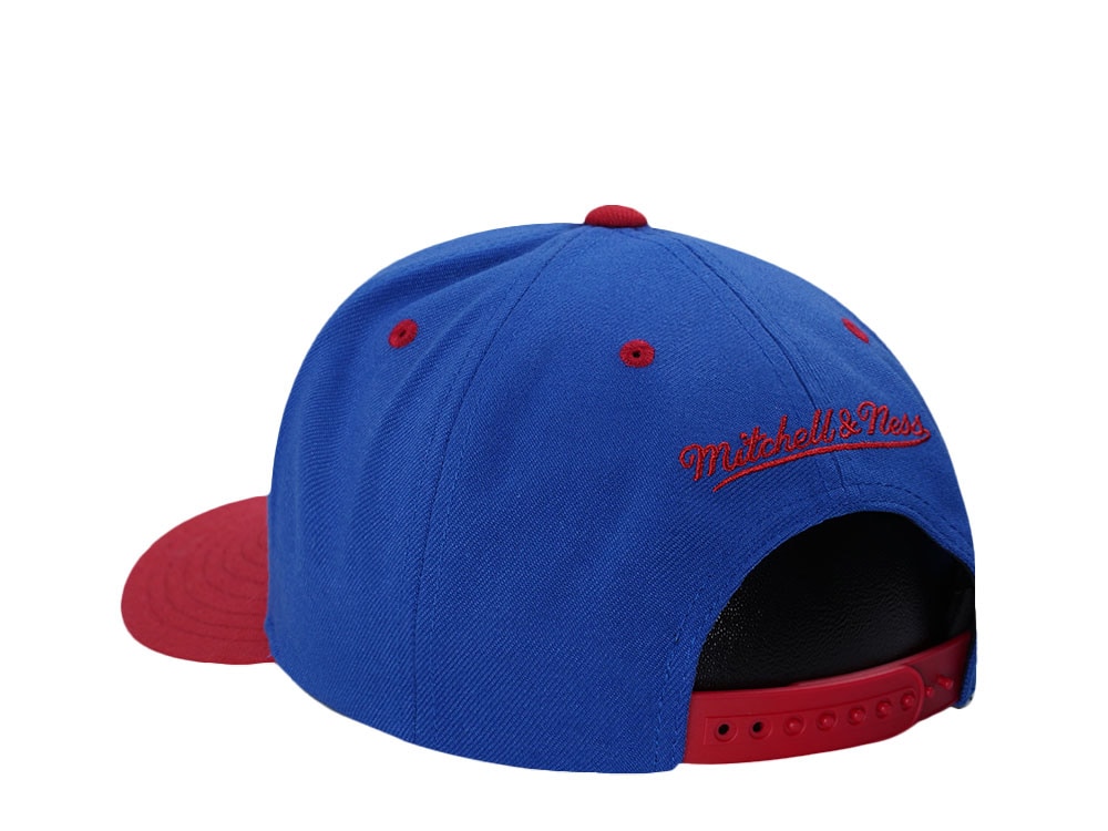 Mitchell & Ness Philadelphia 76ers Two Tone Pro Crown Fit Snapback Hat