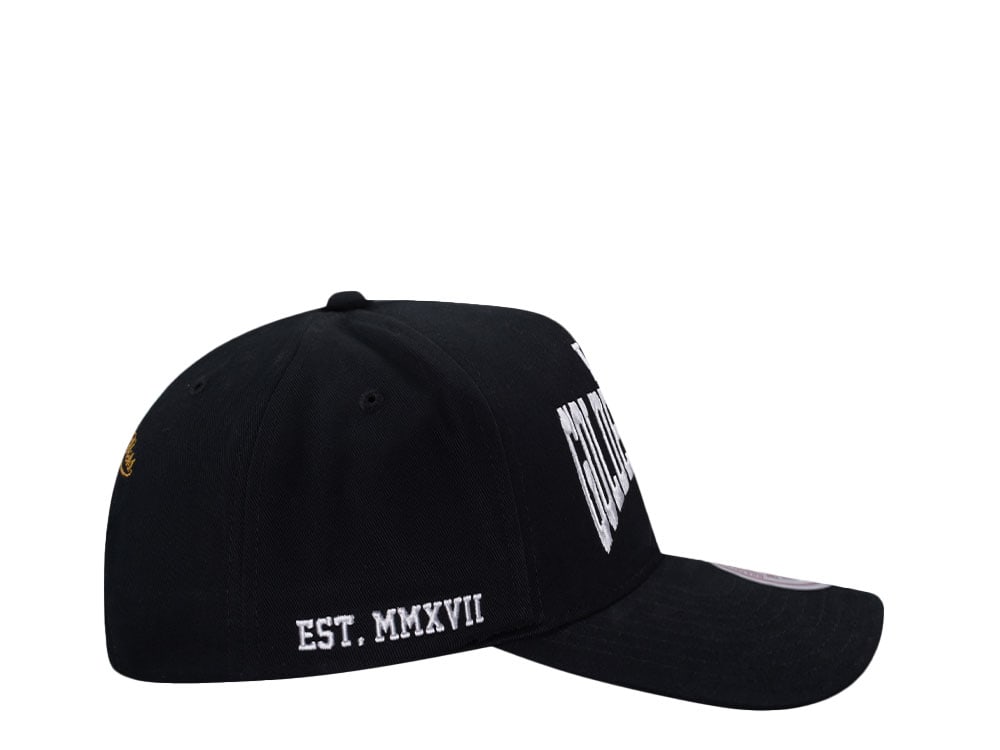 Mitchell & Ness Vegas Golden Knights Black Pro Pinch Fit Snapback Hat