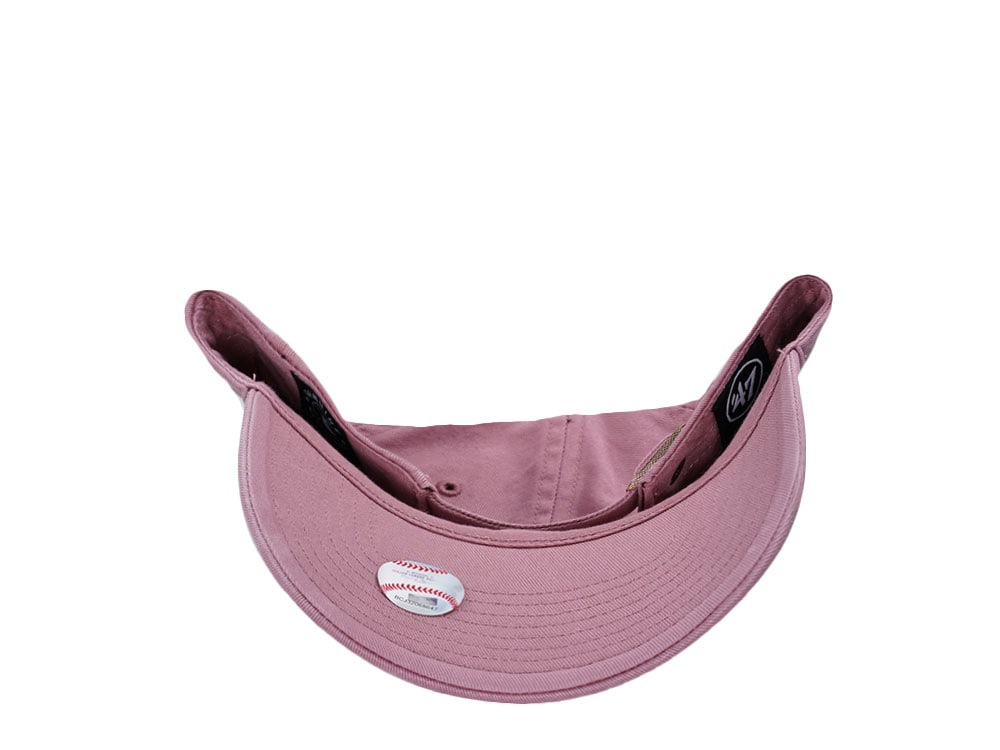 47Brand Los Angeles Dodgers Mauve Clean up Strapback Hat