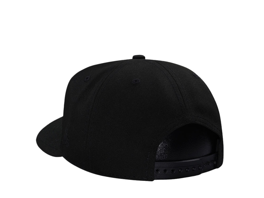 New Era Las Vegas Raiders Super Bowl XVIII Black Metallic Prime Edition 9Fifty A Frame Snapback Hat