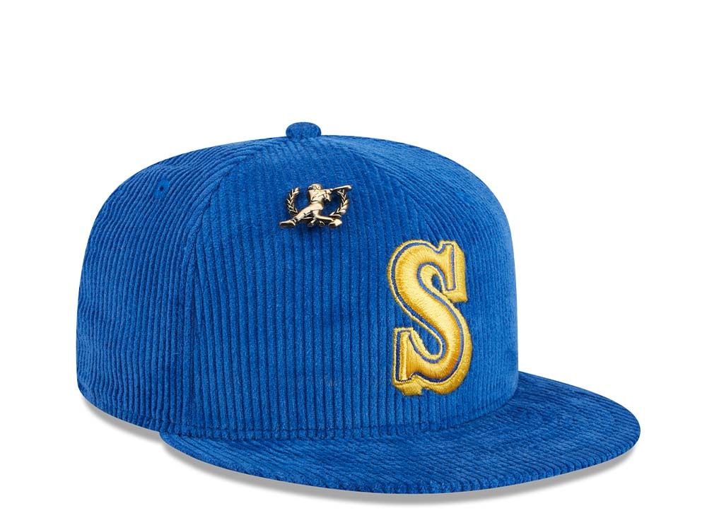 New Era Seattle Mariners Letterman Pin 59Fifty Fitted Hat