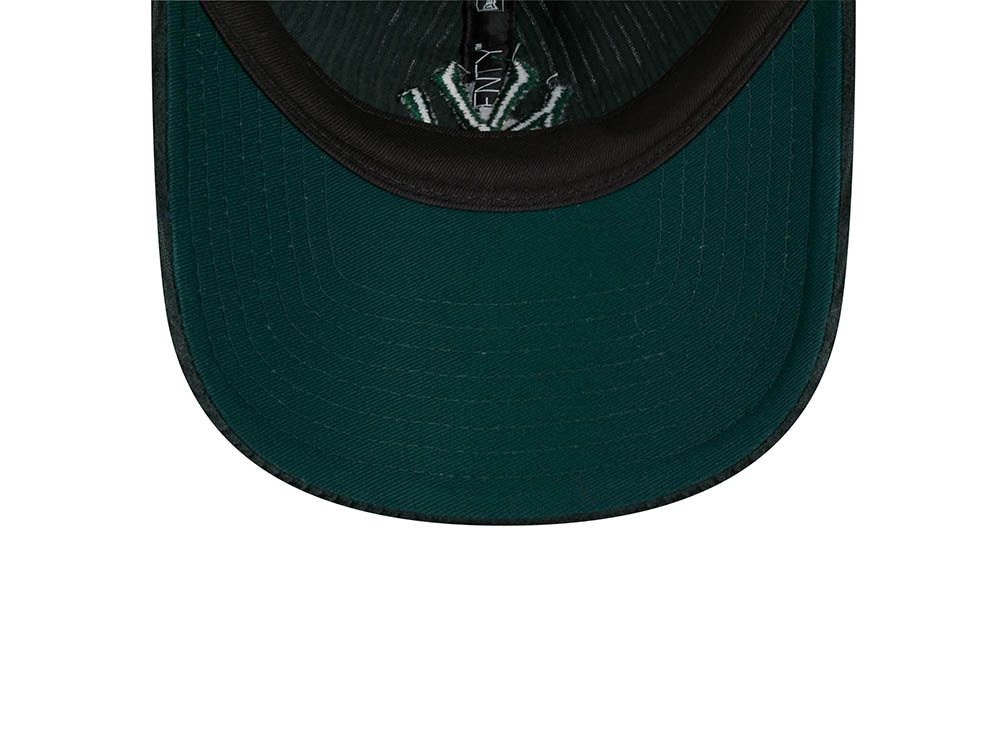 New Era New York Yankees Wide Cord Dark Green 9Forty Strapback Hat