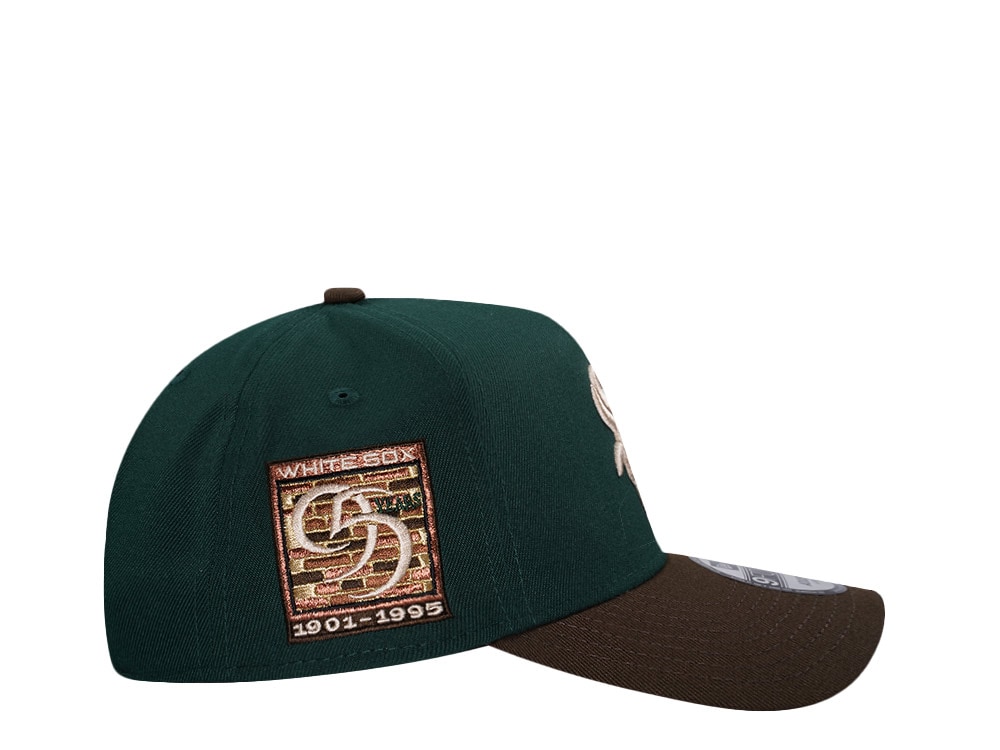 New Era Chicago White Sox 95 Years Dark Green Two Tone 9Forty A Frame Snapback Hat