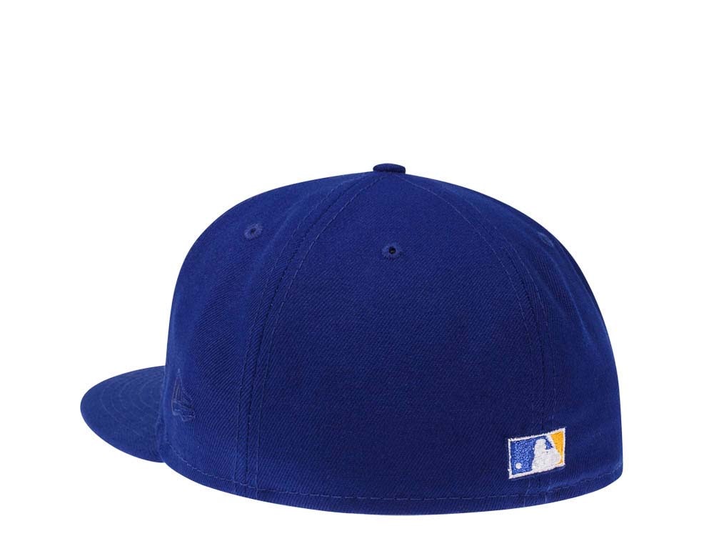 New Era Milwaukee Brewers County Stadium Blue Throwback Edition 59Fifty Fitted Hat