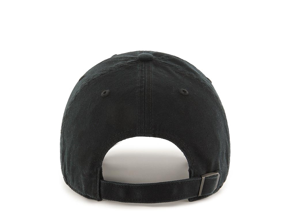 47Brand New York Yankees Black Clean up Strapback Hat