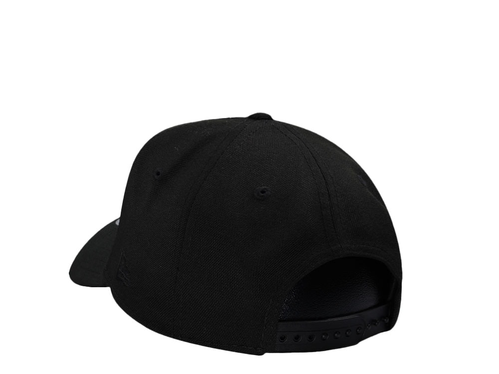 New Era Los Angeles Dodgers Lettering Black 9Forty A Frame Snapback Hat