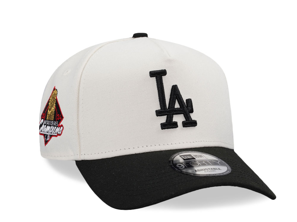 New Era Los Angeles Dodgers World Series 2024 Chrome Two Tone Edition 9Forty A Frame Snapback Hat